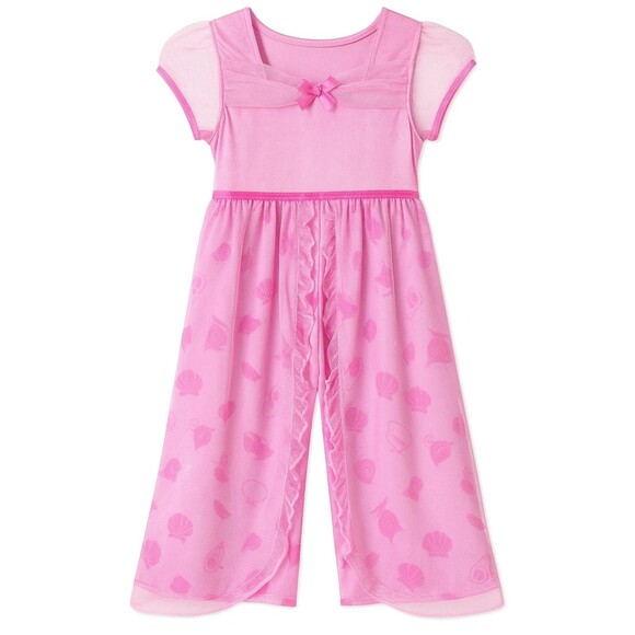 Sleeping Beauty Princess Toddler Girl's Fancy Pink Tulle Nightgown pijama playdr - Picture 6 of 12